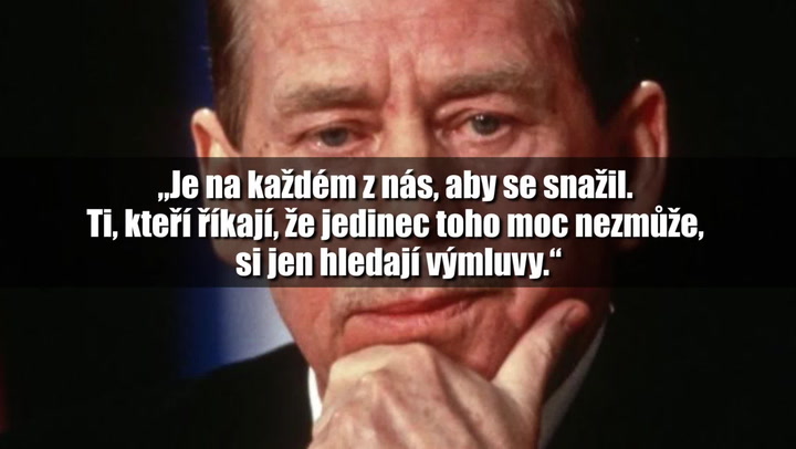 Před šesti lety zemřel Václav Havel. Tohle je je sedm jeho nejzásadnějších citátů