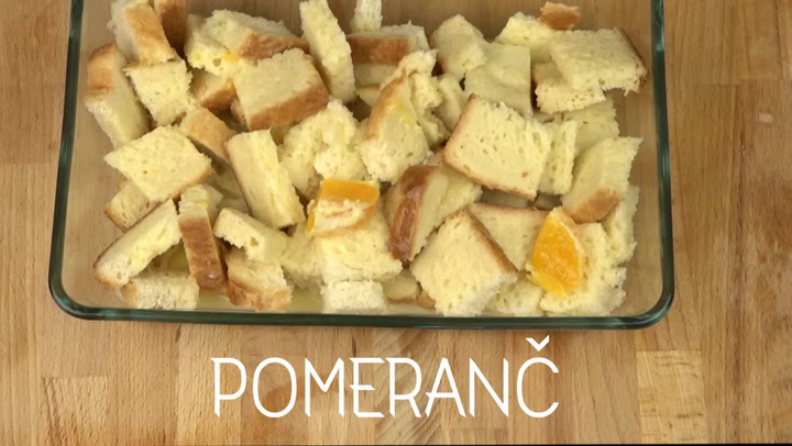 Před výplatou se bude hodit: Recept na skvělou pomerančovou žemlovku z toustového chleba!