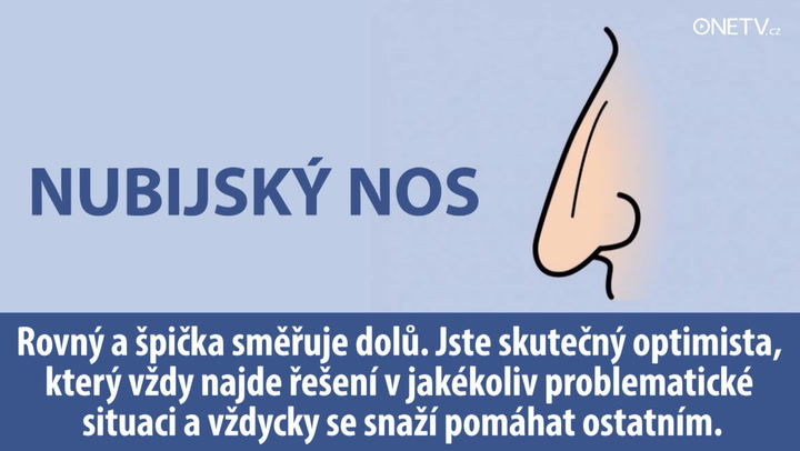 Jaký máte nos? Jeho tvar o vás prozradí úplně všechno!