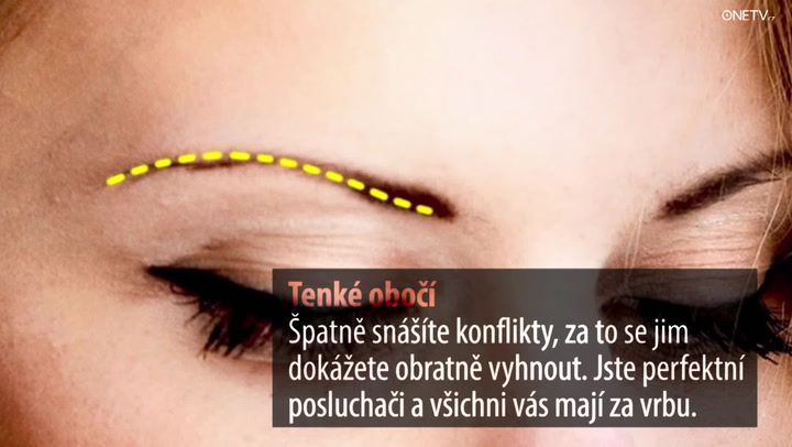 HOLKY, POZOR: Tvar obočí odhalí váš charakter! Co prozradí o vás?