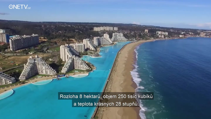 Největší bazén na světě vám vyrazí dech. Můžete se v něm projet na plachetnici