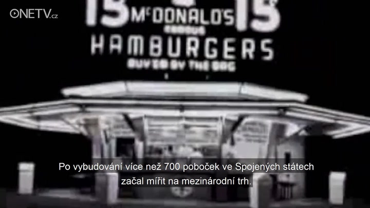 Před 64 lety otevřel Čechoameričan první McDonald’s. Dnes firma vydělá 1,3 miliardy denně