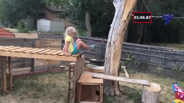 Dcerka miluje soutěž Ninja Warrior, neuvěříte, co jí tatínek postavil doma!