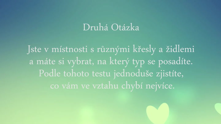 Rychlotest: Jací jste ve vztahu a co vám v něm chybí? Zjistěte to za minutu!