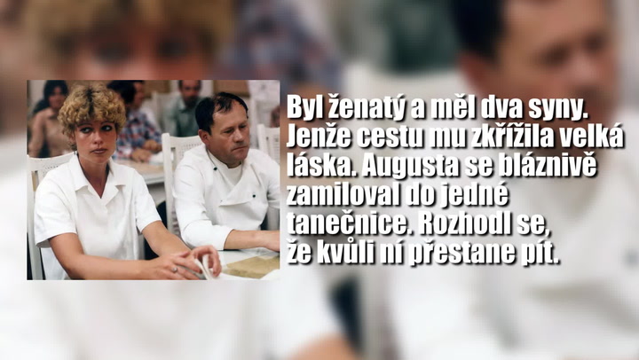 Komik a srandista, který se upil k smrti kvůli lásce… Takový byl legendární herec Karel Augusta (†62)