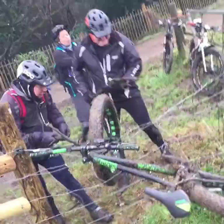 Po karambolu zůstalo kolo v elektrickém ohradníku. Jeho vyprošťování je nejvtipnějším videem dne!